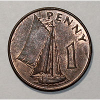 Гамбия Британская 1 пенни 1966