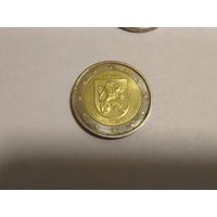 Латвия 2 евро, 2017 года Исторические области Латвии - Курземе 35