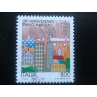 Италия 1977 50 лет плану Маршалла