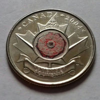 25 центов, Канада 2004 P, день памяти, AU