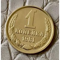 1 копейка 1981 года.