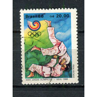 Бразилия - 1988 - Летние Олимпийские игры - [Mi. 2258] - полная серия - 1 марка. Гашеная.  (Лот 12ER)-T7P22