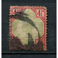 Великобритания - 1887/1892 - Королева Виктория 4 1/2P - [Mi.92] - 1 марка. Гашеная.  (Лот 71BS)