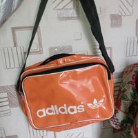 Сумка Адидас, рэтро. Оранжевая сумка Adidas