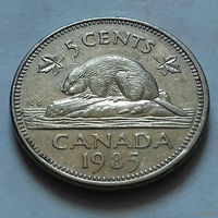 5 центов, Канада 1985 г.