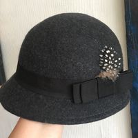 Шляпа женская 56 Англия Шерсть меланж