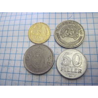 Четыре монеты/13 с рубля!