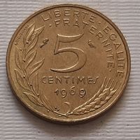 5 сантимов 1969 г. Франция