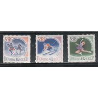 СССР-1960, (Заг.2311-2314)  * , Спорт, ОИ-1960, 3 марки