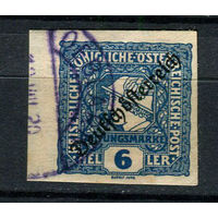 Немецкая Австрия - 1919 - Меркурий - Газетная марка с надпечаткой - 6Н - [Mi.249] - 1 марка. Гашеная.  (Лот 125S)