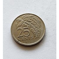 Тринидад и Тобаго 25 центов, 1999