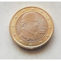 1 евро 2008 г  Австрия  UNC