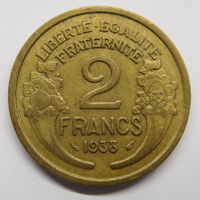Франция 2 франка 1938 г