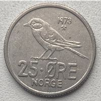 Норвегия 25 эре 1973 г.