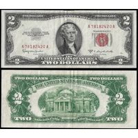 США - 2 доллара - 1953