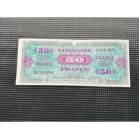 Франция 50 франков 1944