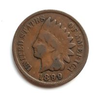 США. 1 цент 1899 г.