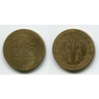 Французская Западная Африка (Того). 25 франков (1957)