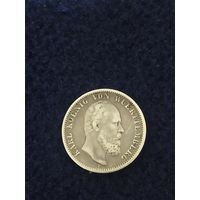 Монета 2 марки 1888 Вюртемберг