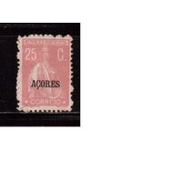 Азорские острова-1921(Мих.218), *, Португальские Колонии,  Стандарт, Надп.
