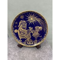 Декоративная Рождественская тарелка. TIRSCHENREUTH Детское Рождество Коллекция по годам с 1979-1988 1983 год