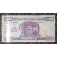50 накфа 2004 года - Эритрея - UNC