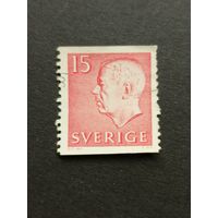 Швеция 1961. Король Швеции Густав VI Адольф