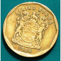 ЮАР (Южная Африка), 50 центов 1996. Надпись на языке северный сото: AFRIKA BORWA