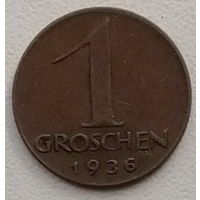Австрия 1 грош 1936