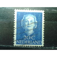 Нидерланды 1949 Королева Юлиана  20с