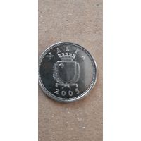 2 цента 2005г Мальта