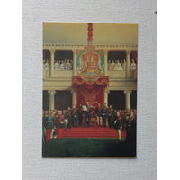 Император Александр II Финляндия живопись 9х14 см