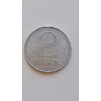 Германия. (ГДР) 2 марки 1975 года. Монетный двор А.
