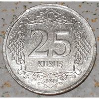 Турция 25 курушей, 2009 (3-4-57)