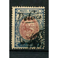 Персия (Иран) - 1911 - Надпечатка на 13CH - [Mi.VId] - 1 марка. Гашеная.  (Лот 65Z)