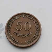 Ангола 50 сентаво, 1958 года. 52