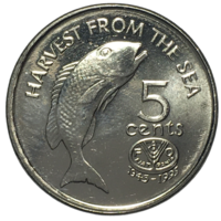 Фиджи 5 центов, 1995 - 50 лет ФАО [UNC]