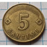 Латвия 5 сантимов, 1992      ( 2-6-2 )