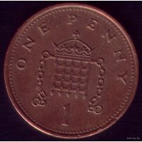 1 пенни 2000 год Великобритания