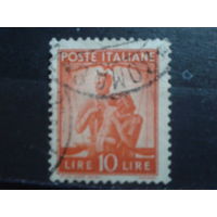 Италия 1947 Стандарт, Демократия 10 лир