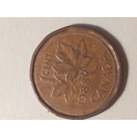 1цент Канада 1988
