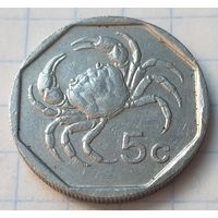 Мальта 5 центов, 1995      ( 5-4-2 )