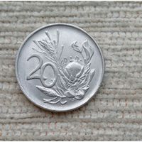 Werty71 ЮАР 20 центов 1975 Южная Африка