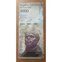 Банкнота ВЕНЕСУЭЛА 1000 БОЛИВАР 2017 ГОД