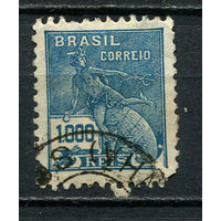 Бразилия - 1931/1934 - Авиация 1000R - [Mi.364] - 1 марка. Гашеная.  (Лот 77CK)