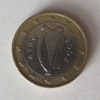 Ирландия 1 евро 2002г.