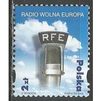 Польша. 50 лет радио "Свободная Европа". 2002г. Mi#3970.