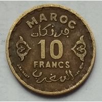 Марокко 10 франков 1952 г.