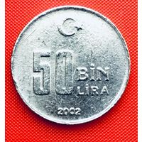 15-27 Турция, 50000 лир 2002 г.