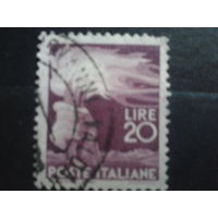 Италия 1945 Стандарт, Демократия 20 лир